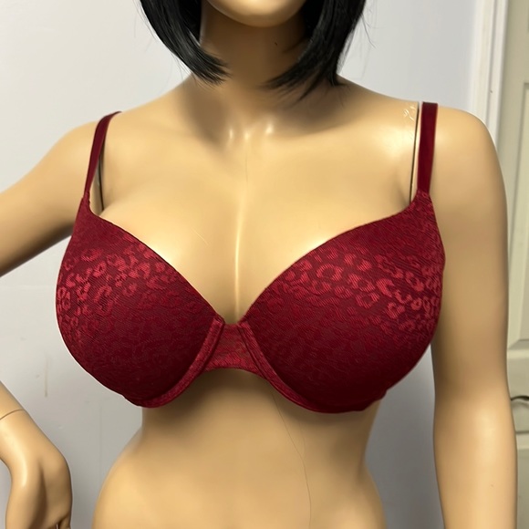 Top Bikini Push Up Victoria's Secret 36DD — Bomba Con Coppe Lucide, Cinturino Largo E Strass